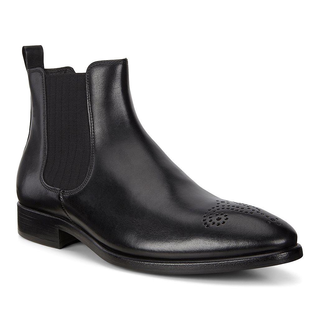 Chelsea Boots Ecco Vitrus Mondial Homme Noir 7398-KLUXZ